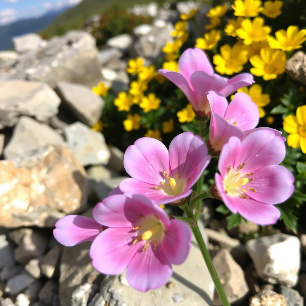 Rhodiola Rosea flowers