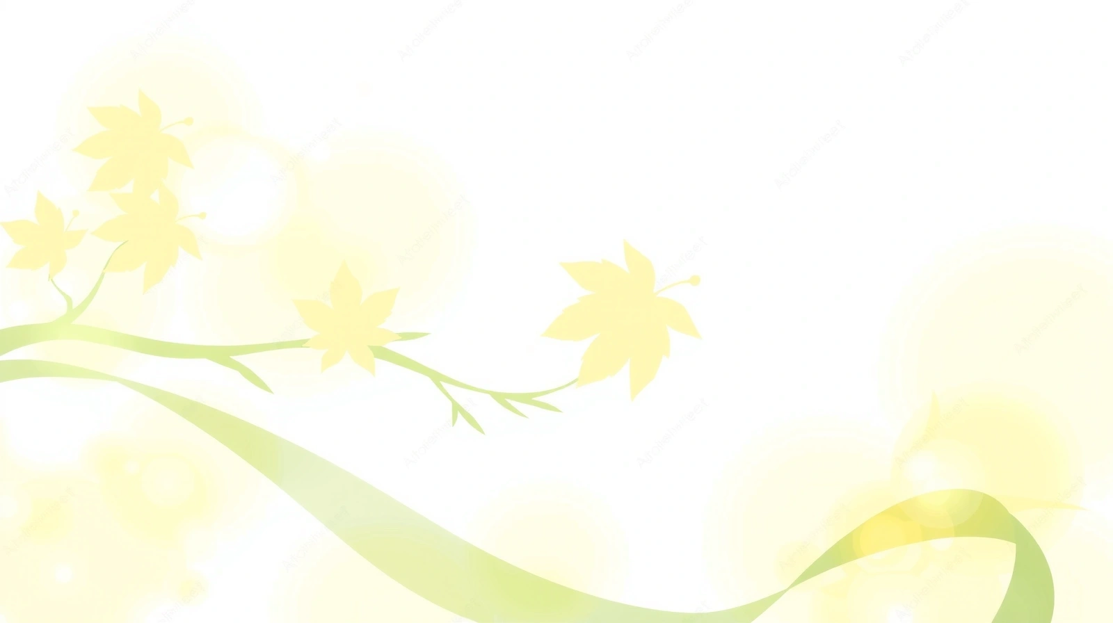 Sfondo naturale con morbide sfumature verdi e beige che evocano tranquillità e benessere